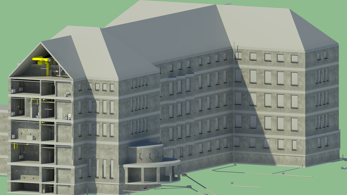 Projektbild Neubau und Sanierung im laufenden Betrieb
